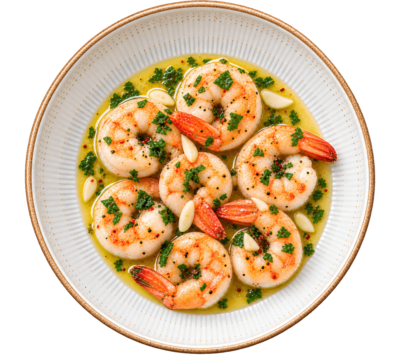 Shrimp dish with protein