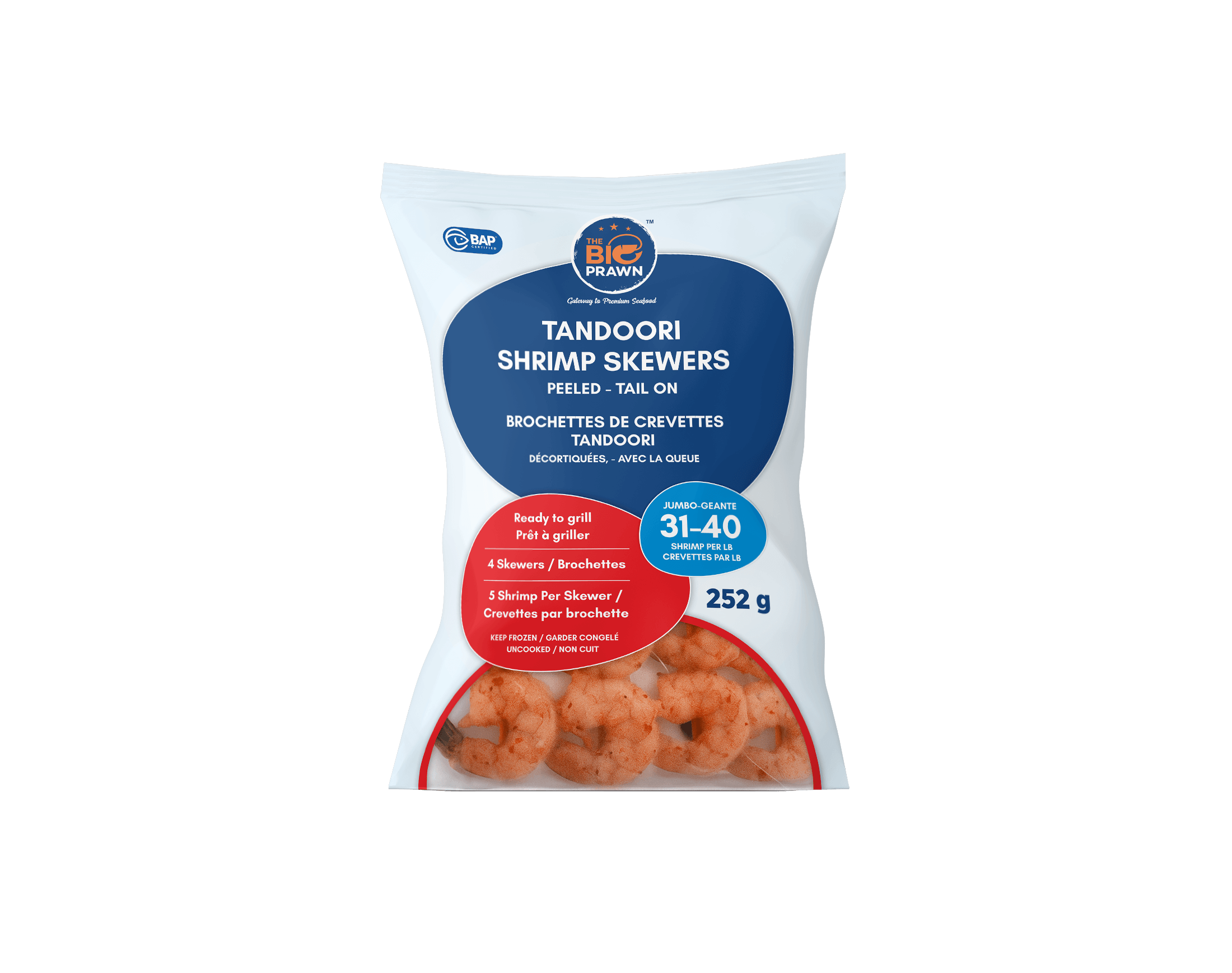 Tandoori Masala Shrimp Skewer